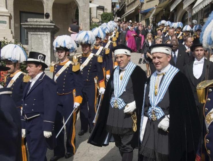 Cerimonia di investitura dei Capitani Reggenti